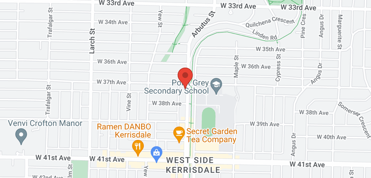map of 306 5325 WEST BOULEVARD